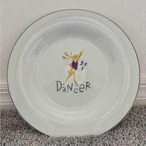 Pottery Barn Dancer dinner  Plates -